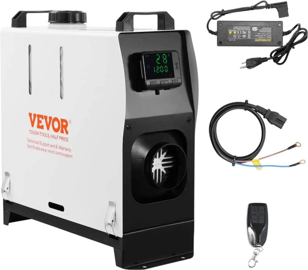 Vevor Diesel Heater All-in-One 12V 8 kW LCD Remote Control New