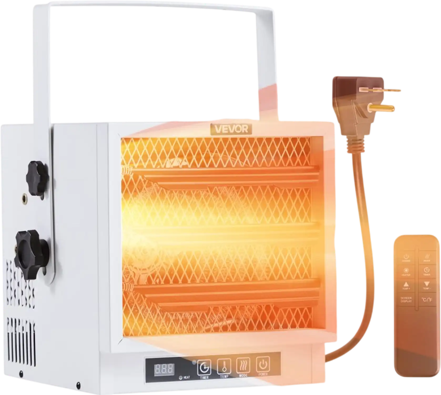 Vevor Electric Garage Heater 4800W Remote Control Ceiling Wall Mounted Workshop Heater New