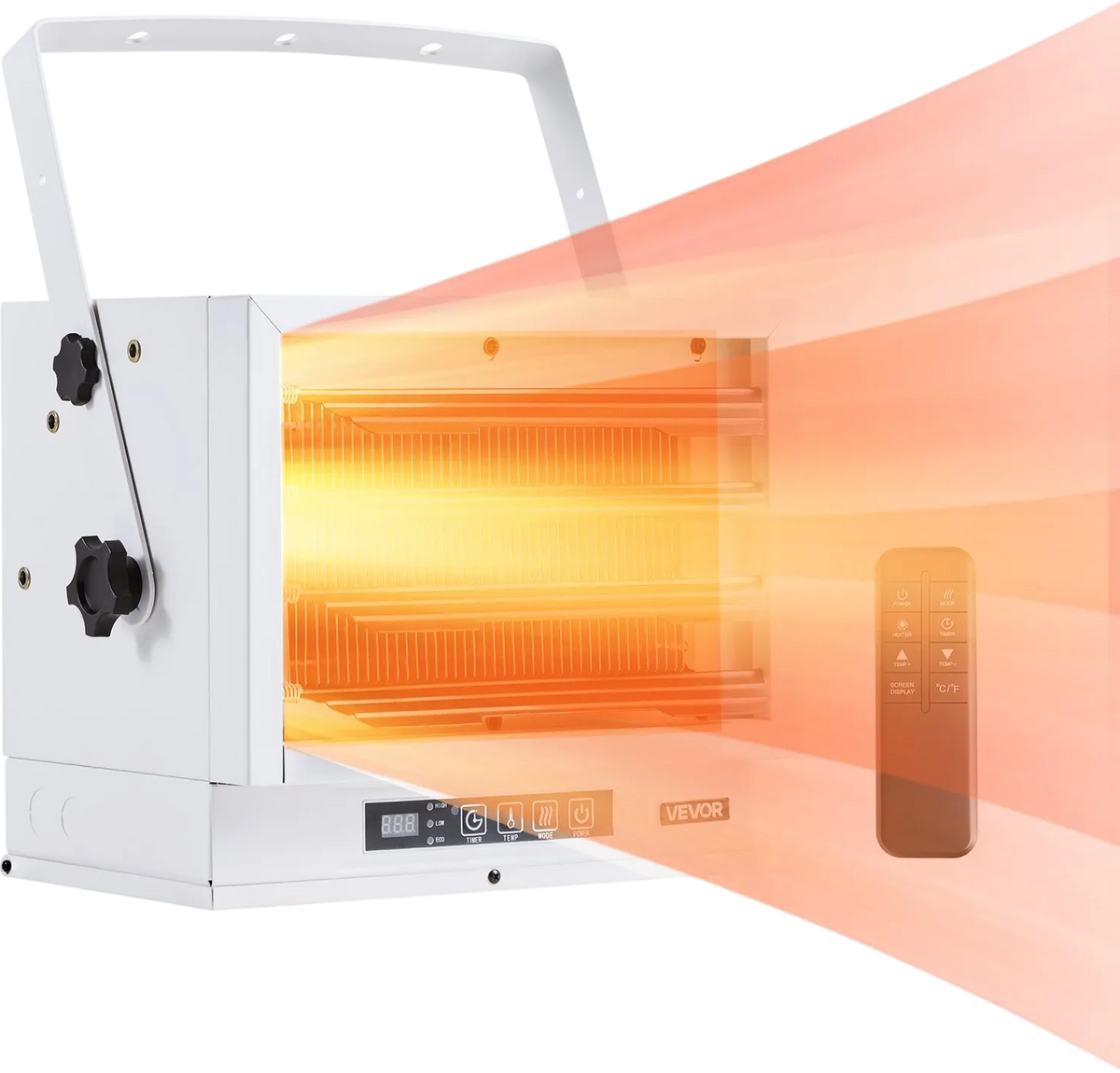 Vevor Electric Garage Heater 8500W Wall/Ceiling Mounted with Remote Control 240V New