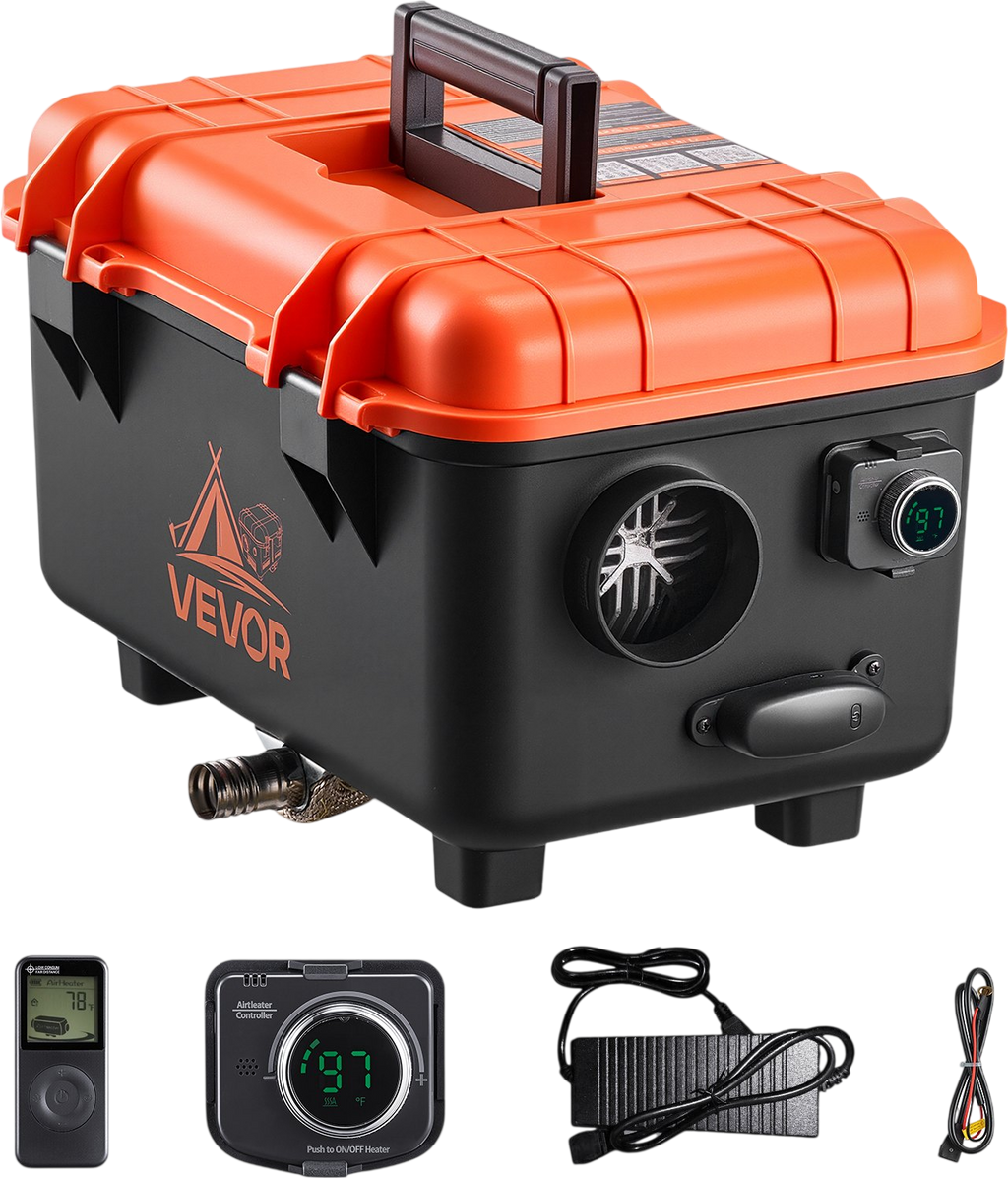 Vevor Diesel Heater 8kW DC 12/24V with Remote Control LCD Screen Toolbox Design New