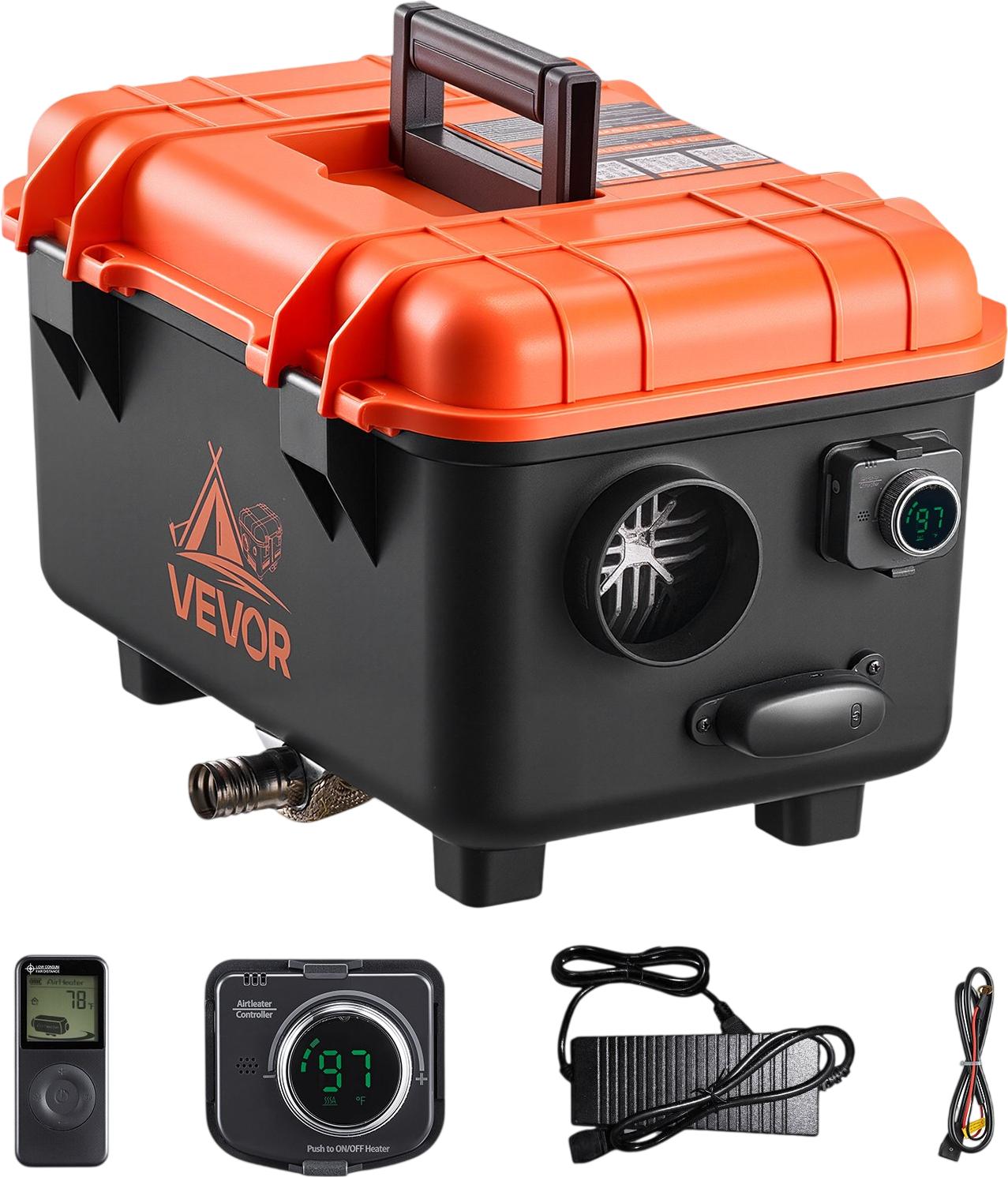 Vevor Diesel Heater 8kW DC 12/24V with Remote Control LCD Screen Toolbox Design New
