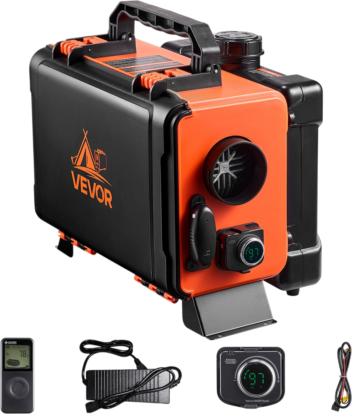 Vevor Diesel Heater 8kW Portable with Remote Control LCD Screen DC 12V/24V New