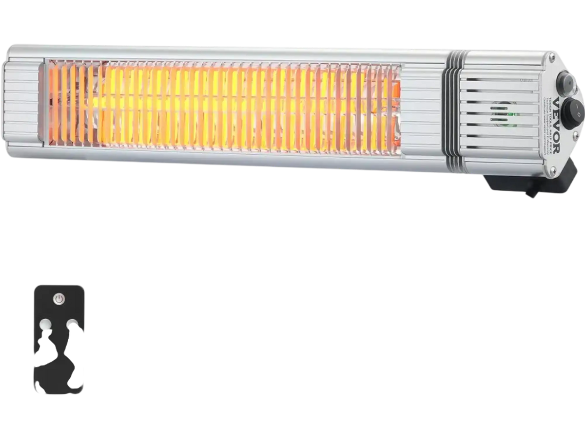 Vevor Infrared Heater 1500W Outdoor Wall Mount with Remote Control New