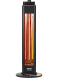 Vevor Electric Space Heater Infrared Tower 1500W Remote Control 3 Speeds 24H Timer New