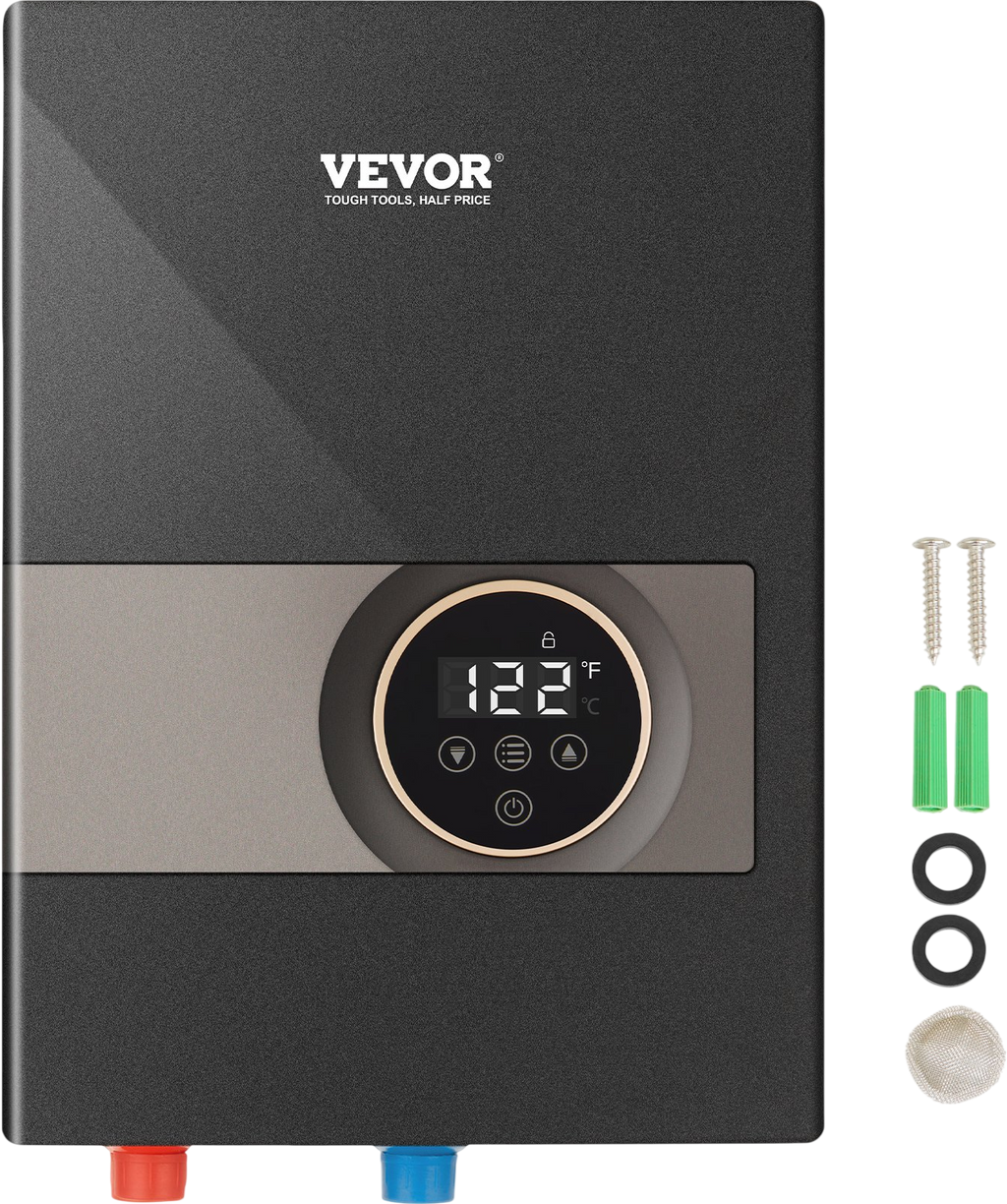 Vevor Electric Tankless Water Heater 8kW with Digital Temp Display 240V New