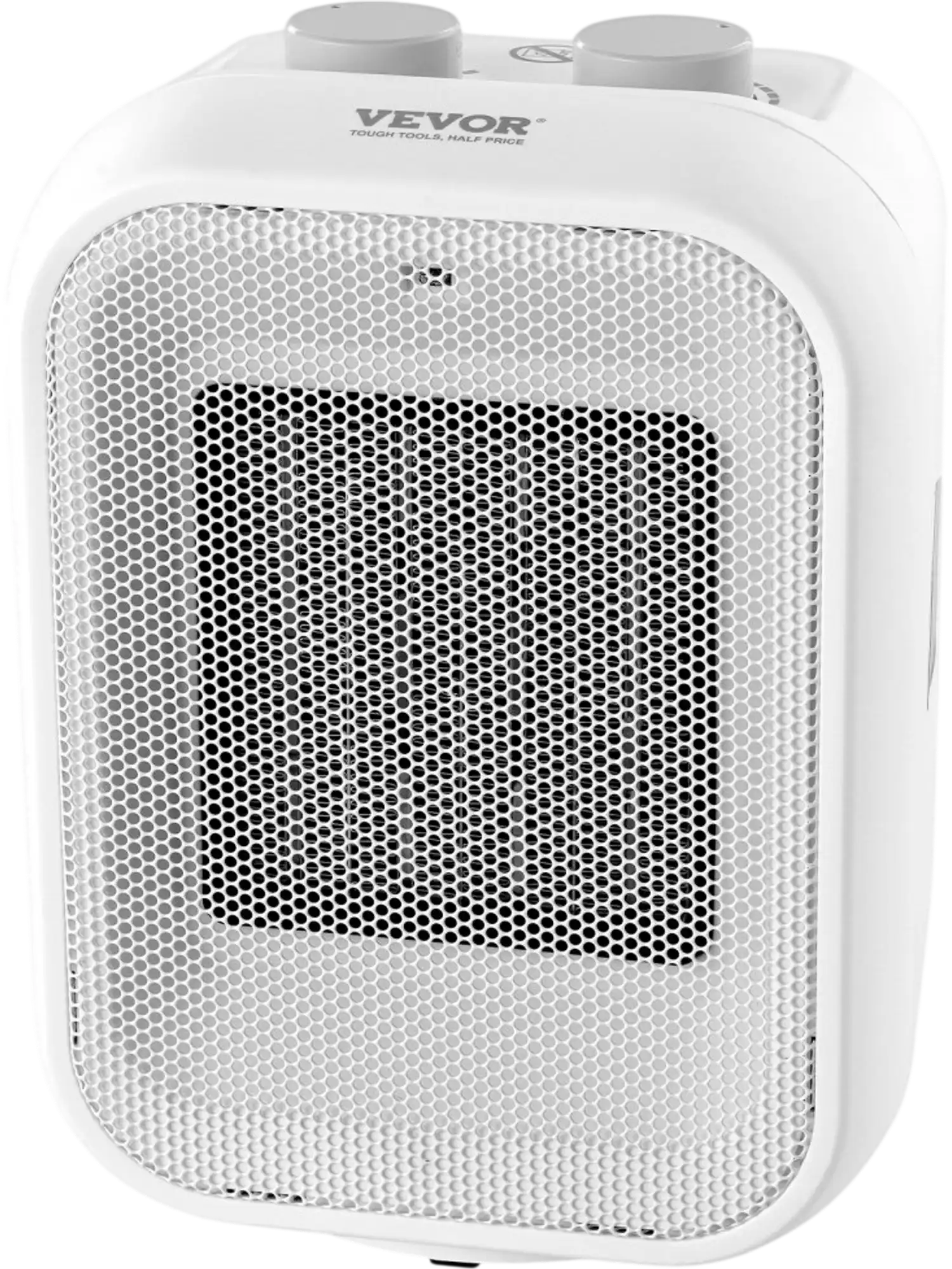 Vevor Space Heater Portable Electric Ceramic Heater with Thermostat 1000W/1500W 9" New