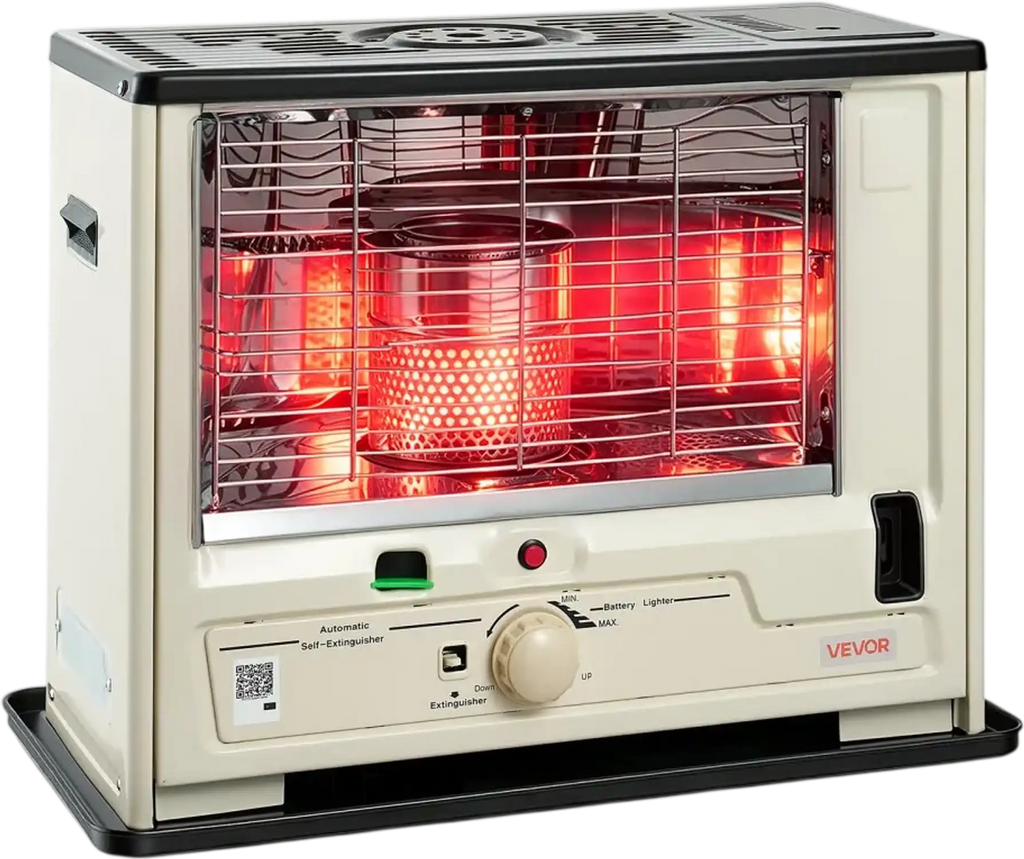 Vevor Kerosene Heater Cordless Radiant Portable Space Heater 10,000 BTU New