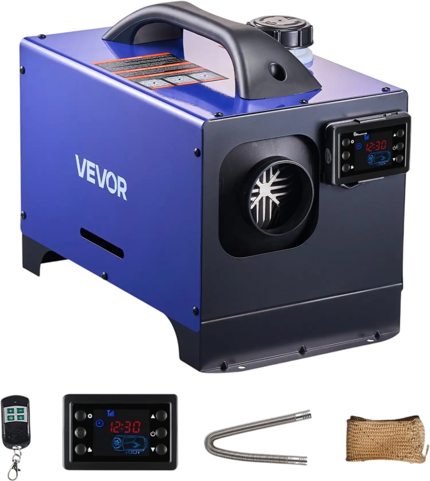 Vevor Diesel Heater Portable 8KW Air Heater with Remote Control and LCD Display New