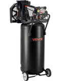 Vevor Air Compressor 30-Gallon Oil-Lubricated Vertical on Wheels 120V New
