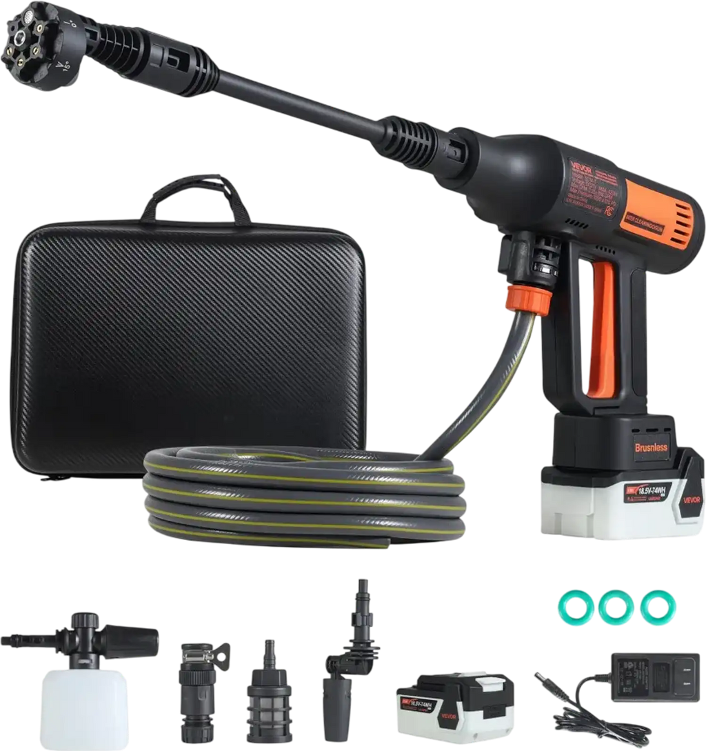 Vevor Pressure Washer Cordless 1200 PSI Portable Handheld Power Cleaner New