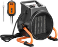 Vevor Greenhouse Heater 1500W Electric PTC Space Heater with Thermostat Fan New