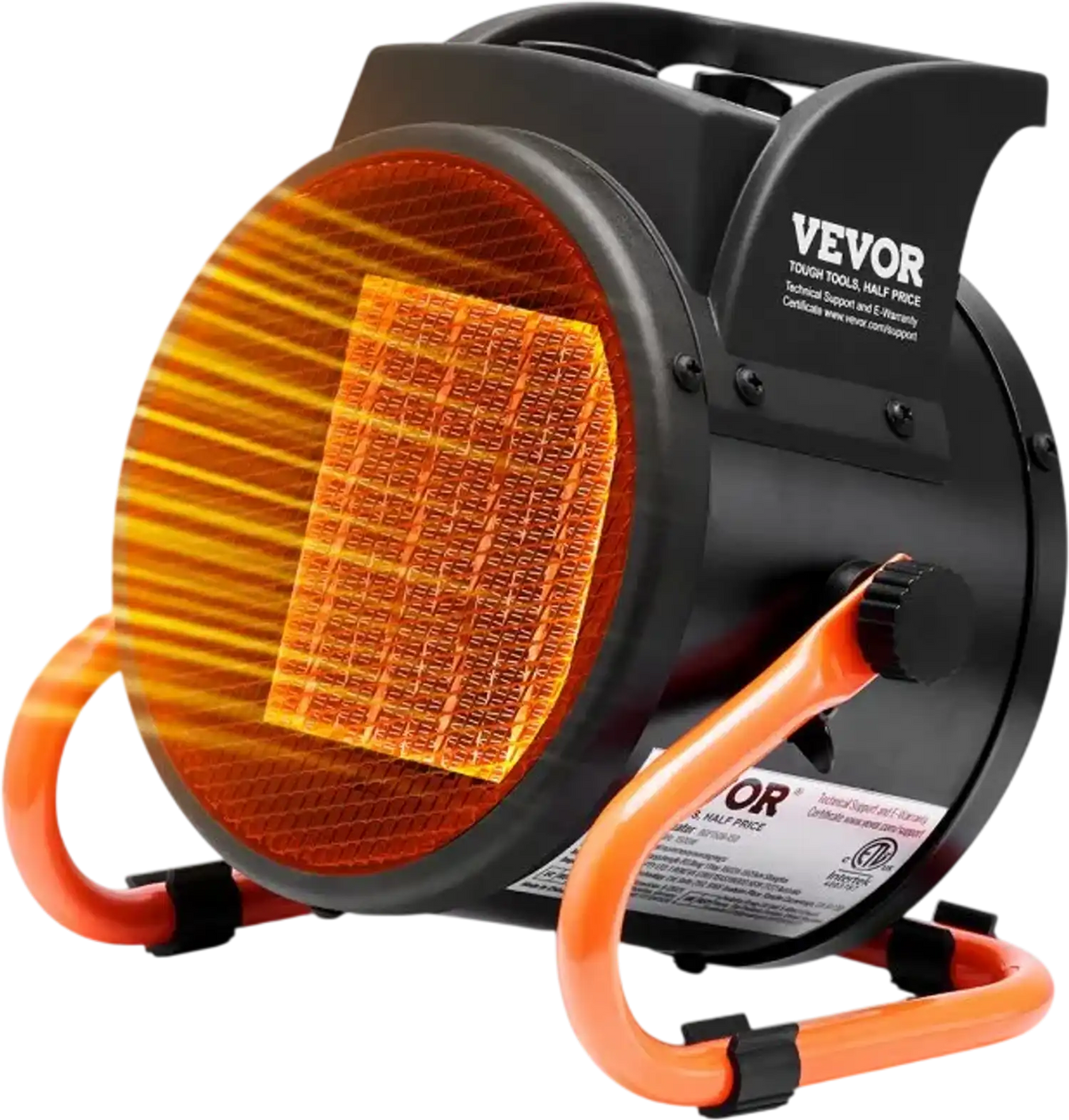Vevor Greenhouse Heater 1500W Portable PTC Electric Fan New