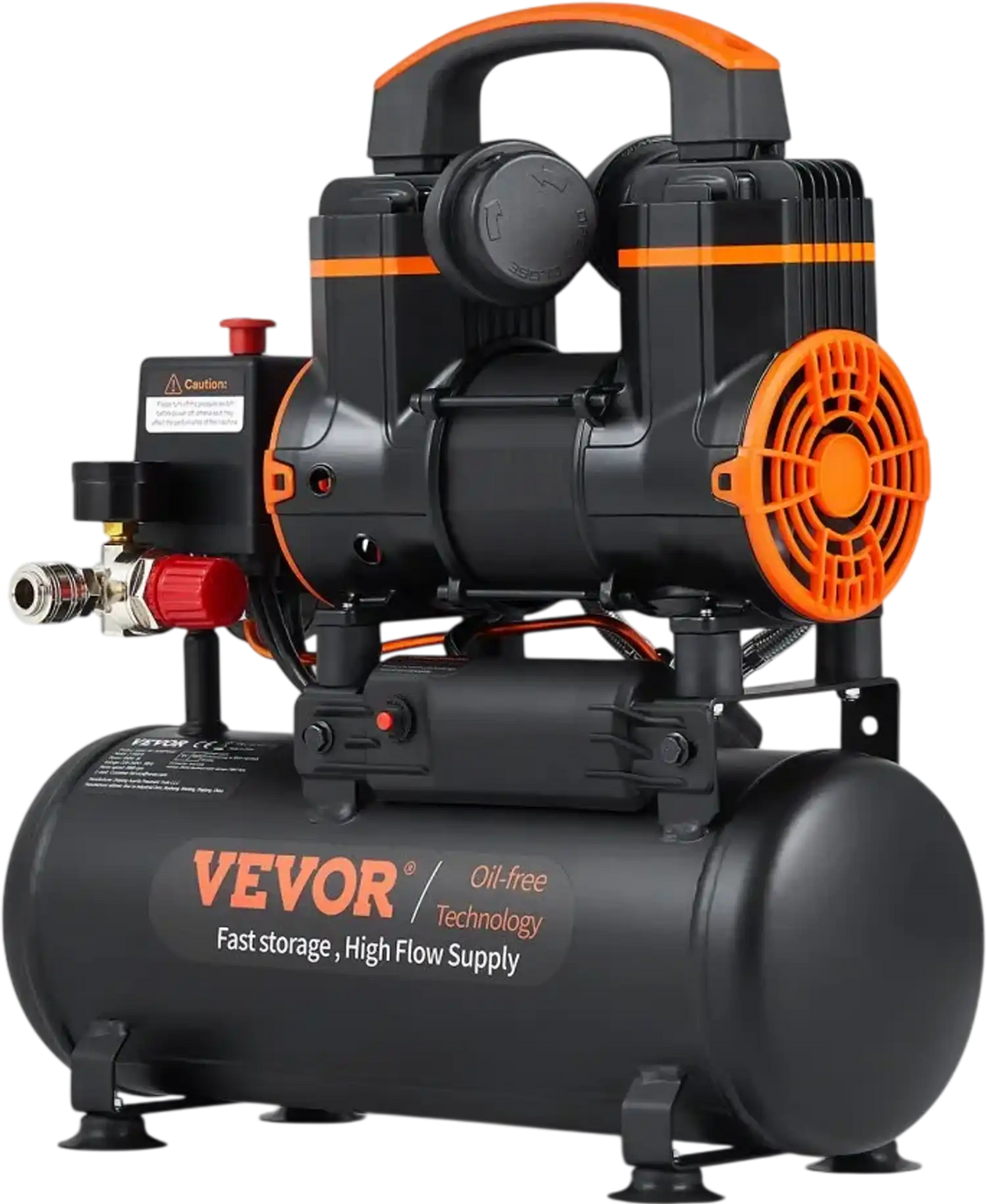 Vevor Air Compressor 2.1 Gallon 116 PSI Ultra Quiet Oil-Free Portable New
