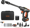 Vevor Pressure Washer Cordless Portable Power Cleaner with 4.0Ah Battery and 6-in-1 Nozzle New