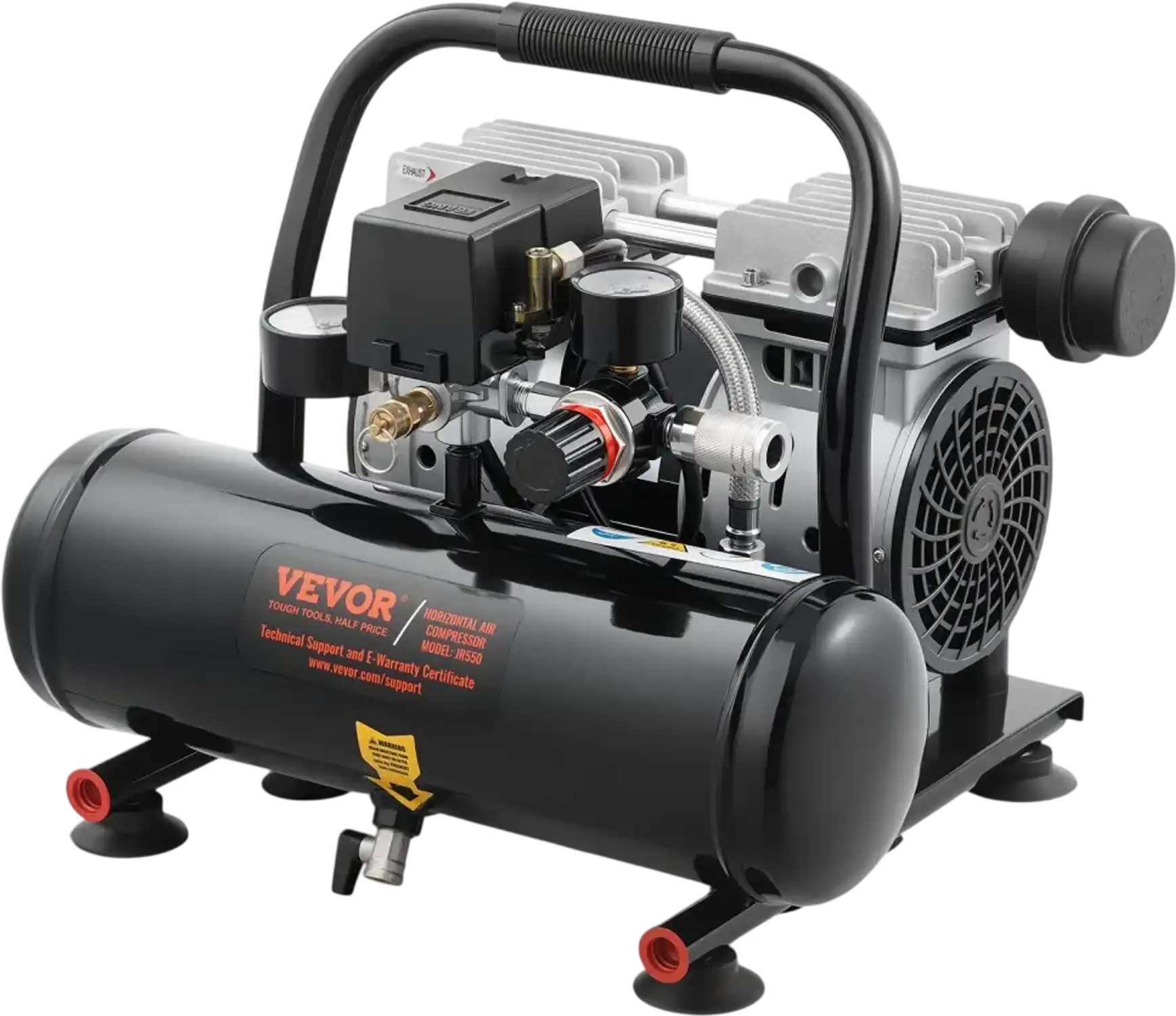 Vevor Air Compressor 1 Gallon 1 HP Oil-Free Portable 120 PSI New