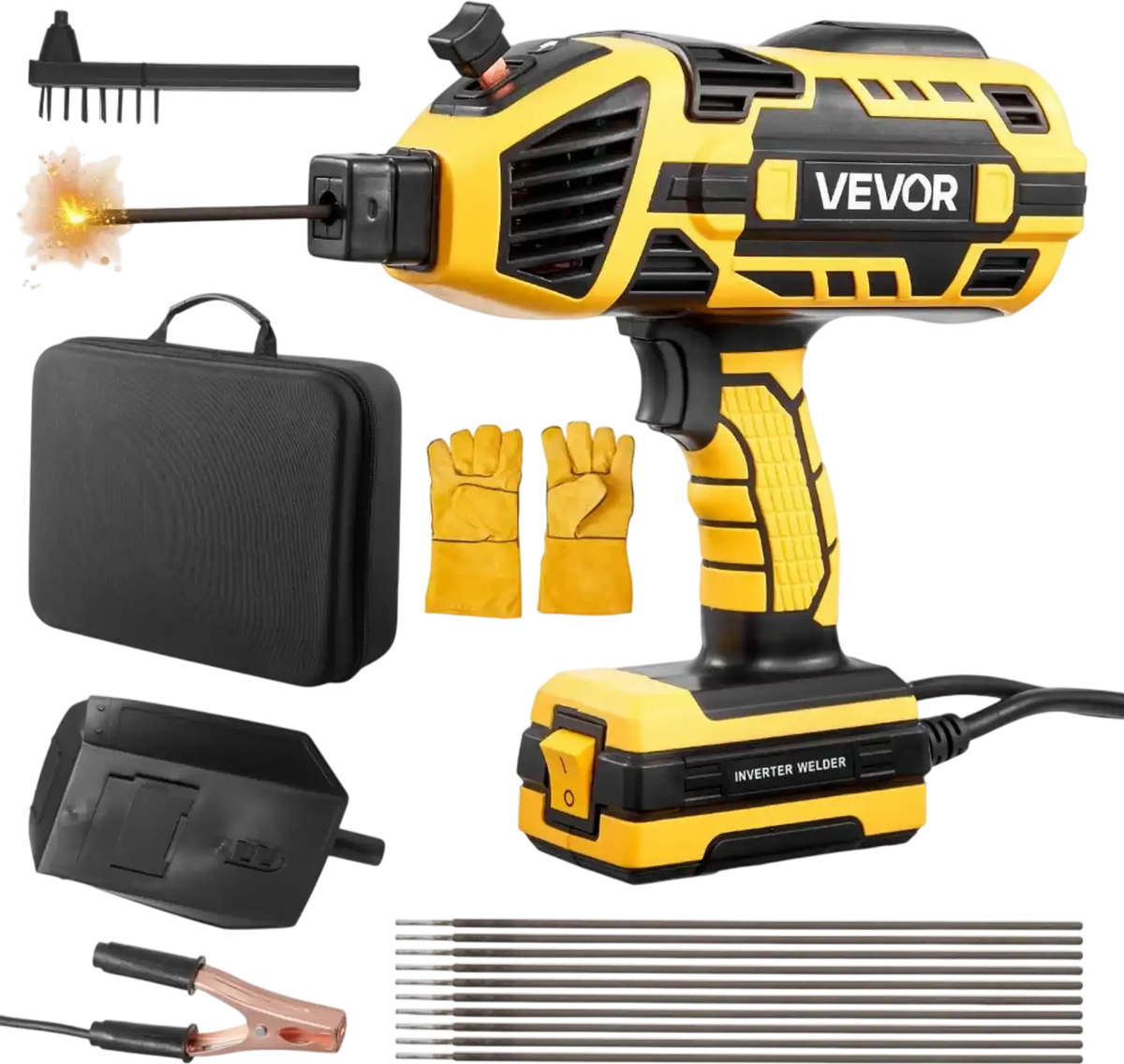 Vevor Welding Machine Portable Handheld ARC Inverter Welder 110V 20-120A New