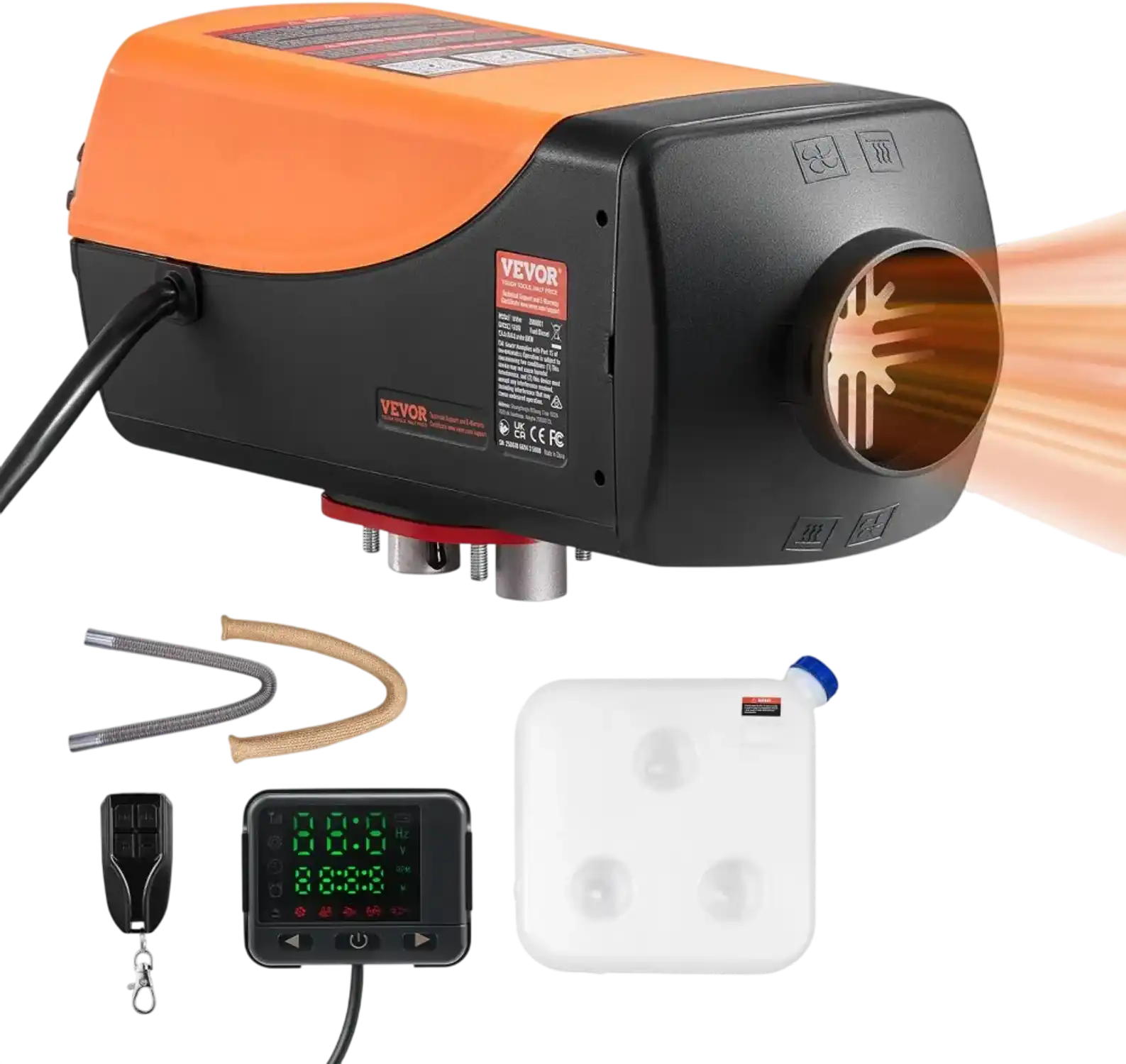 Vevor Diesel Air Heater 8 kW Portable Parking Heater with Remote Control 10L Tank New