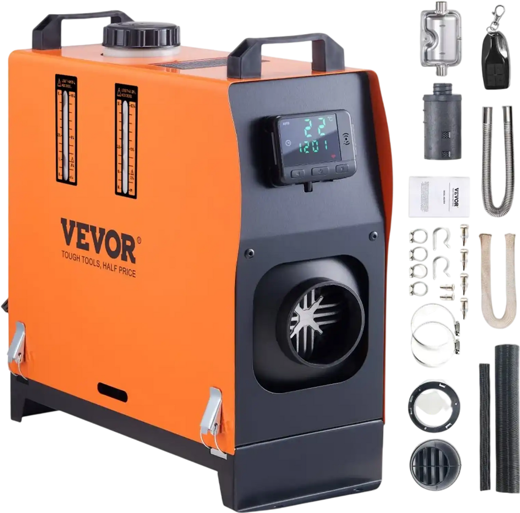 Vevor Diesel Air Heater Portable 12V 5KW All-in-One Parking Heater New