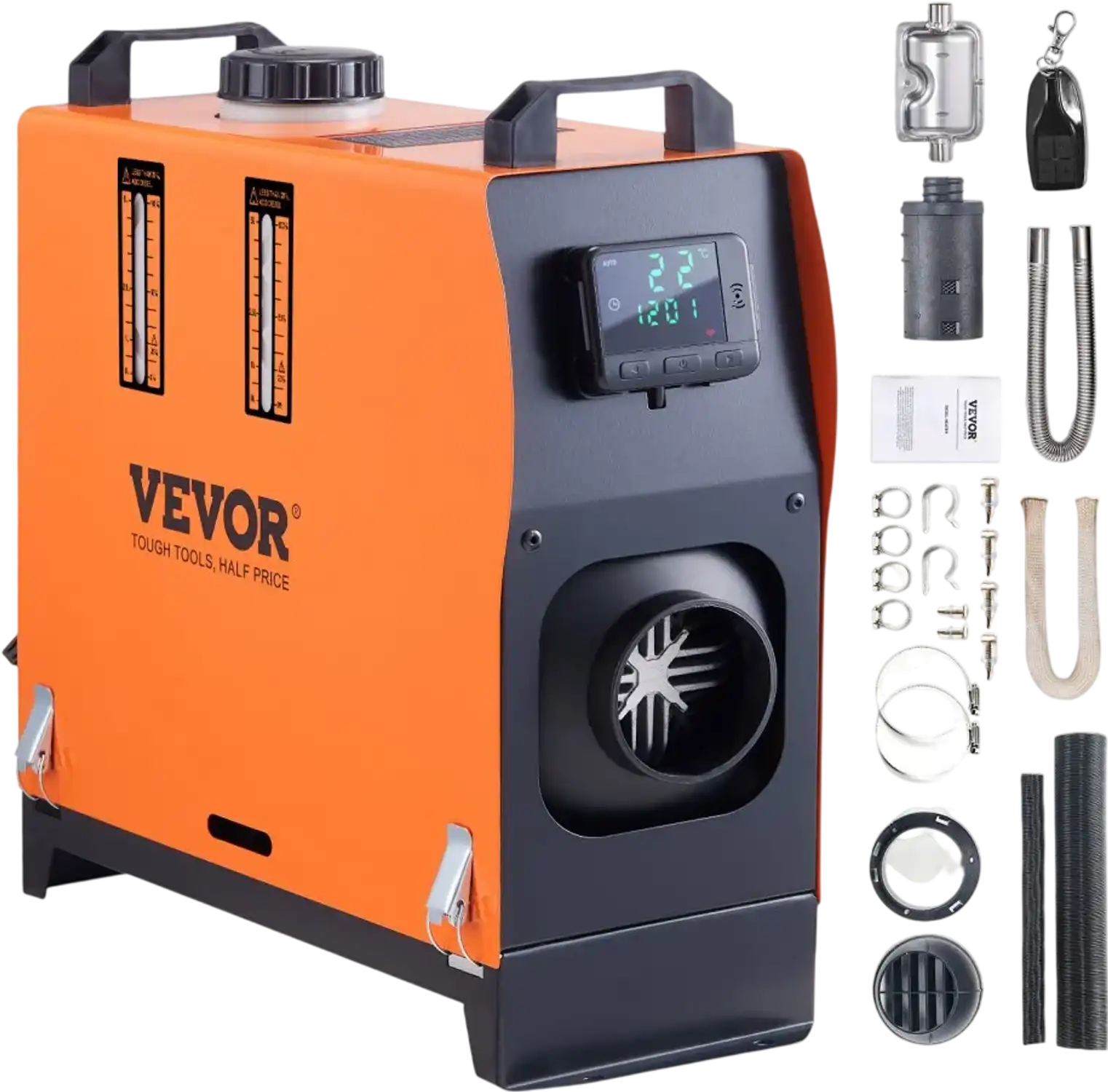 Vevor Diesel Air Heater Portable 12V 5KW All-in-One Parking Heater New