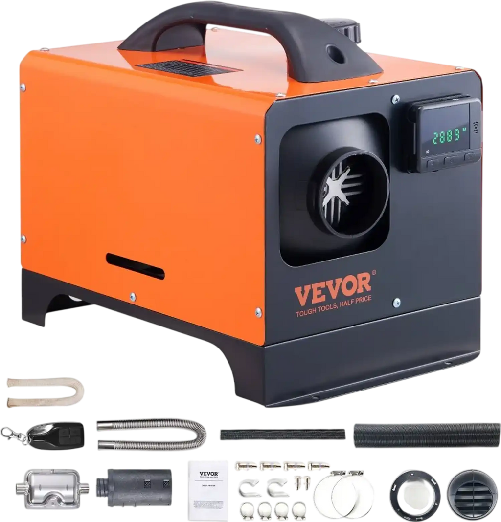 Vevor Diesel Heater All-in-One 12V 5KW LCD Remote Control for Car RV New