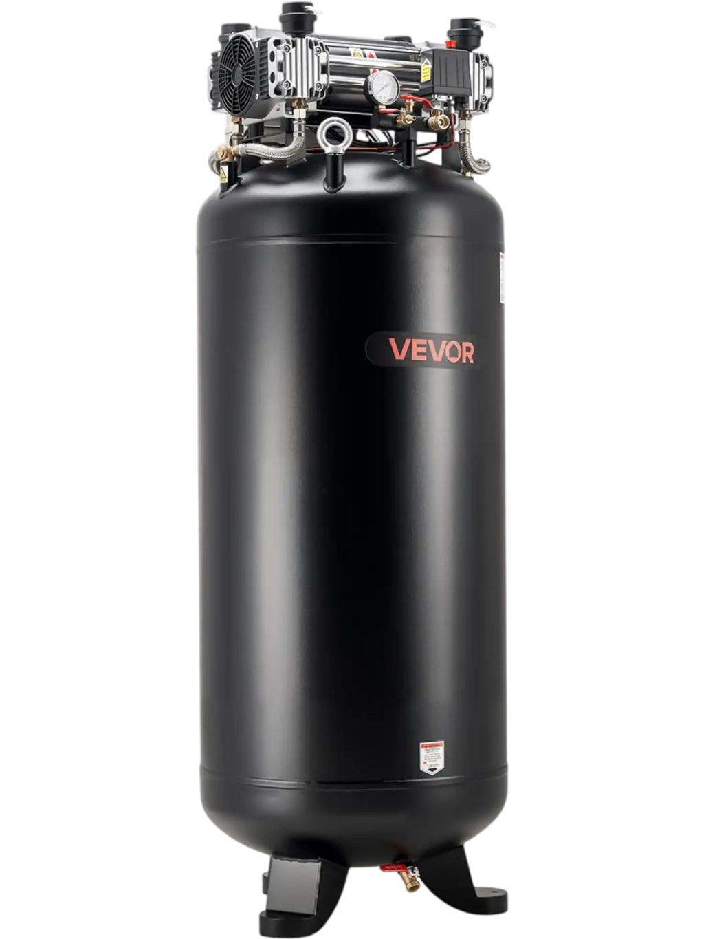 Vevor Air Compressor 80 Gallon 5 HP 13.5 SCFM 145 PSI Oil-Free Vertical 230V 3-Phase New