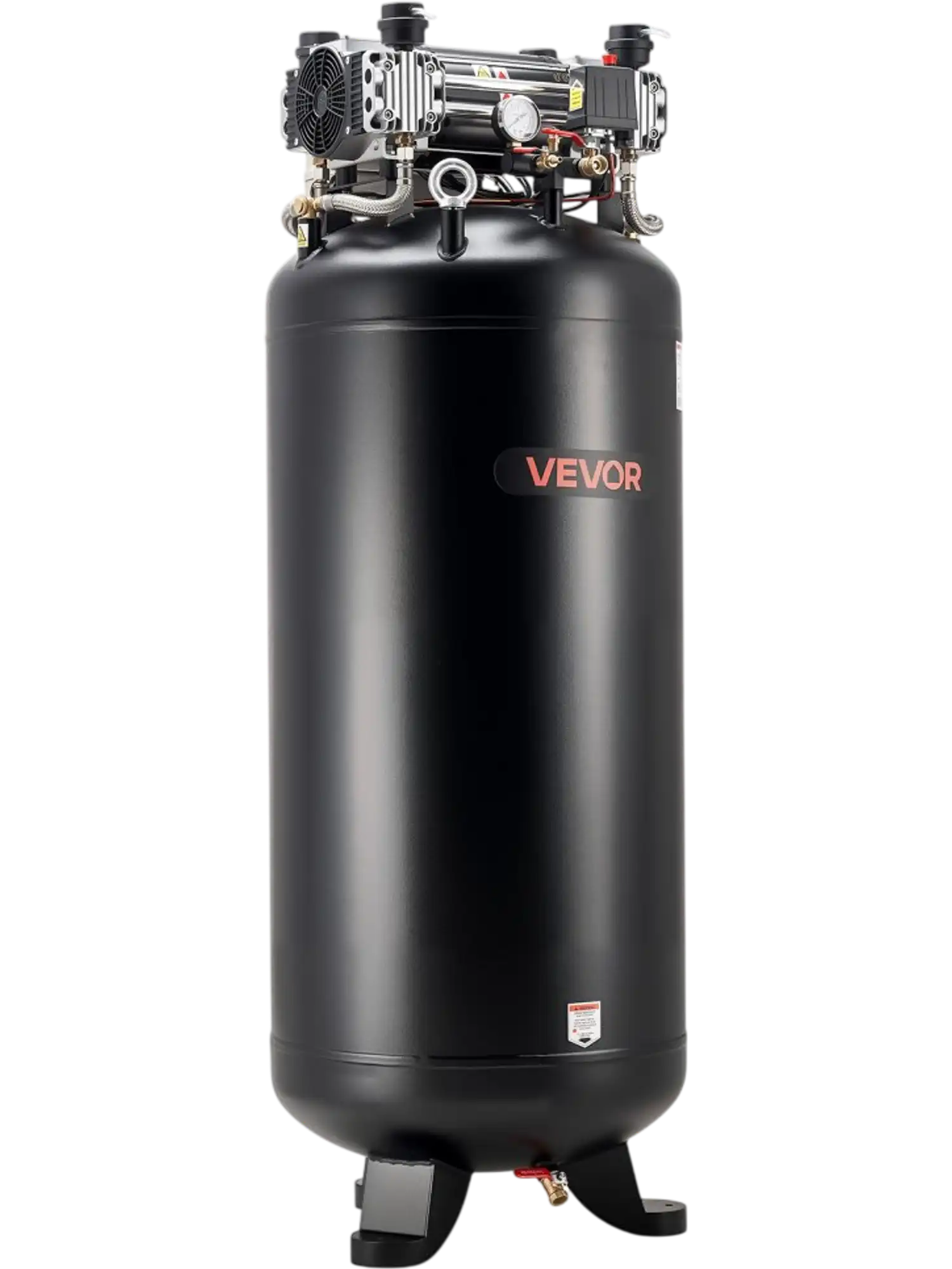 Vevor Air Compressor 80 Gallon 5 HP 13.5 SCFM 145 PSI Oil-Free Vertical 230V 3-Phase New