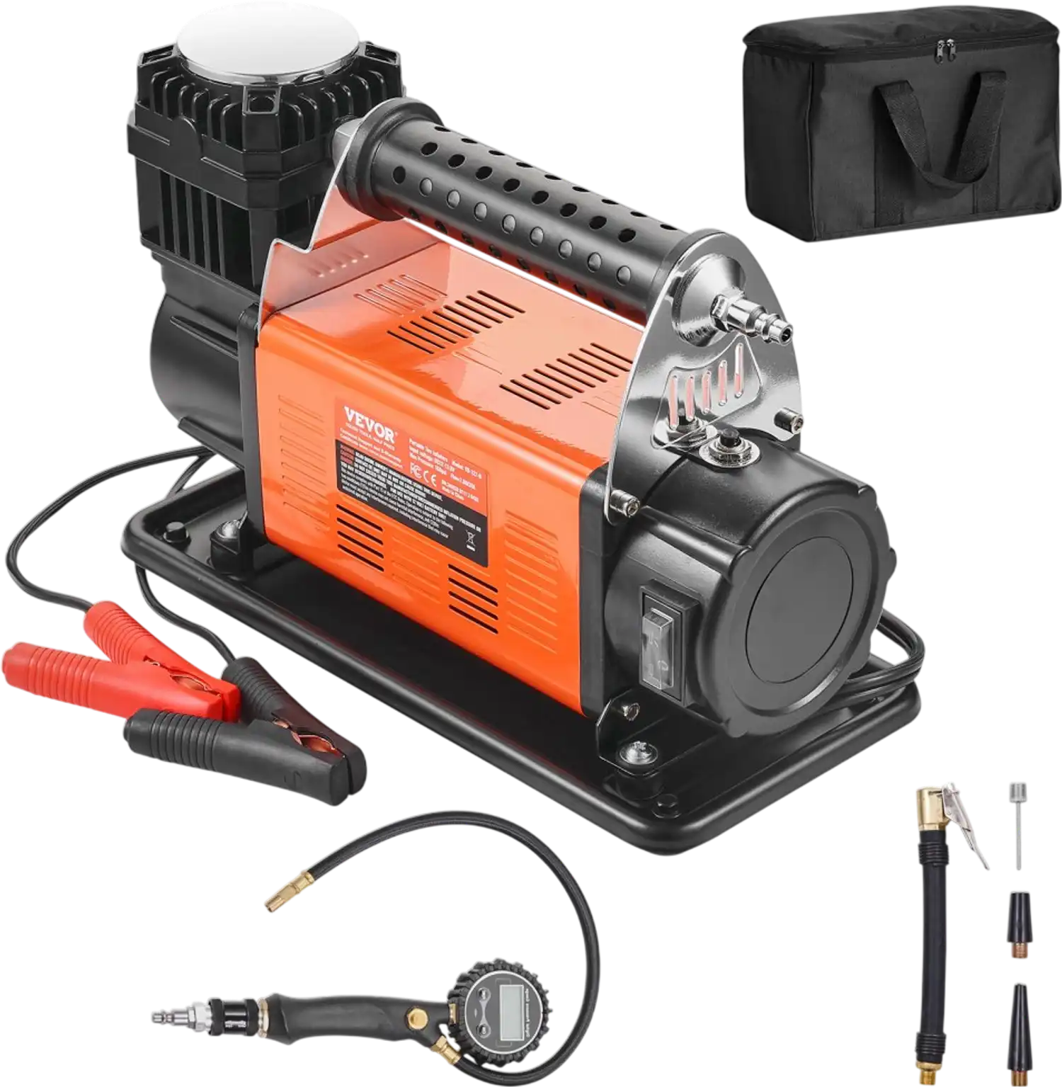 Vevor Air Compressor Heavy Duty 12V with Tire Inflator Kit 150 PSI 7.06 CFM New