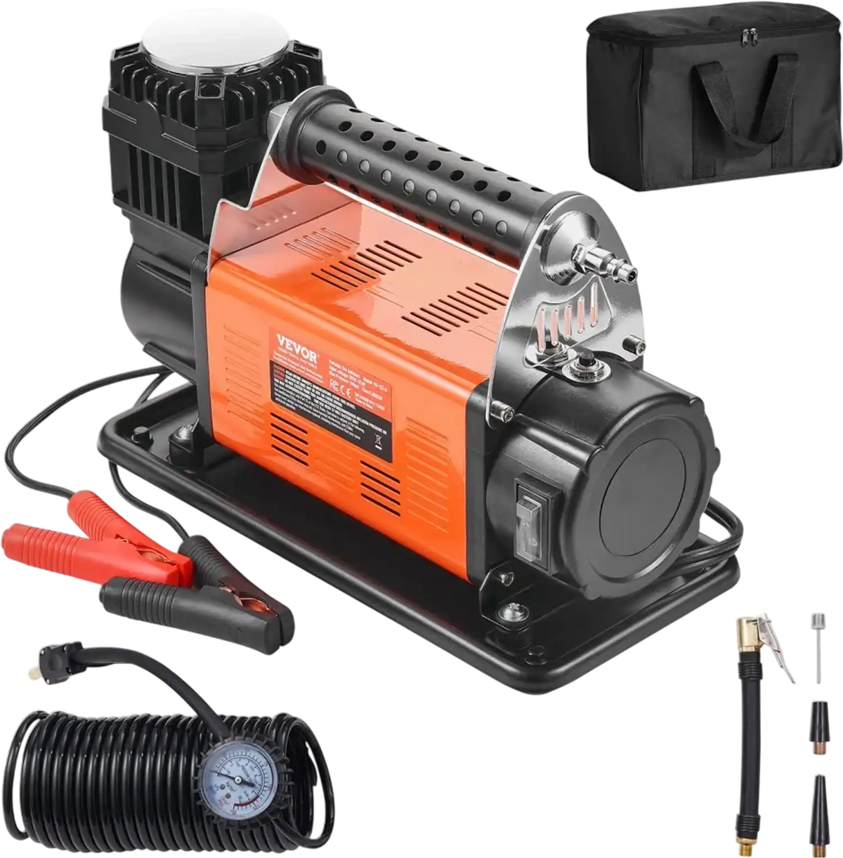 Vevor Portable Tire Inflator 12V 7.06 CFM 150 PSI Heavy Duty Air Compressor New