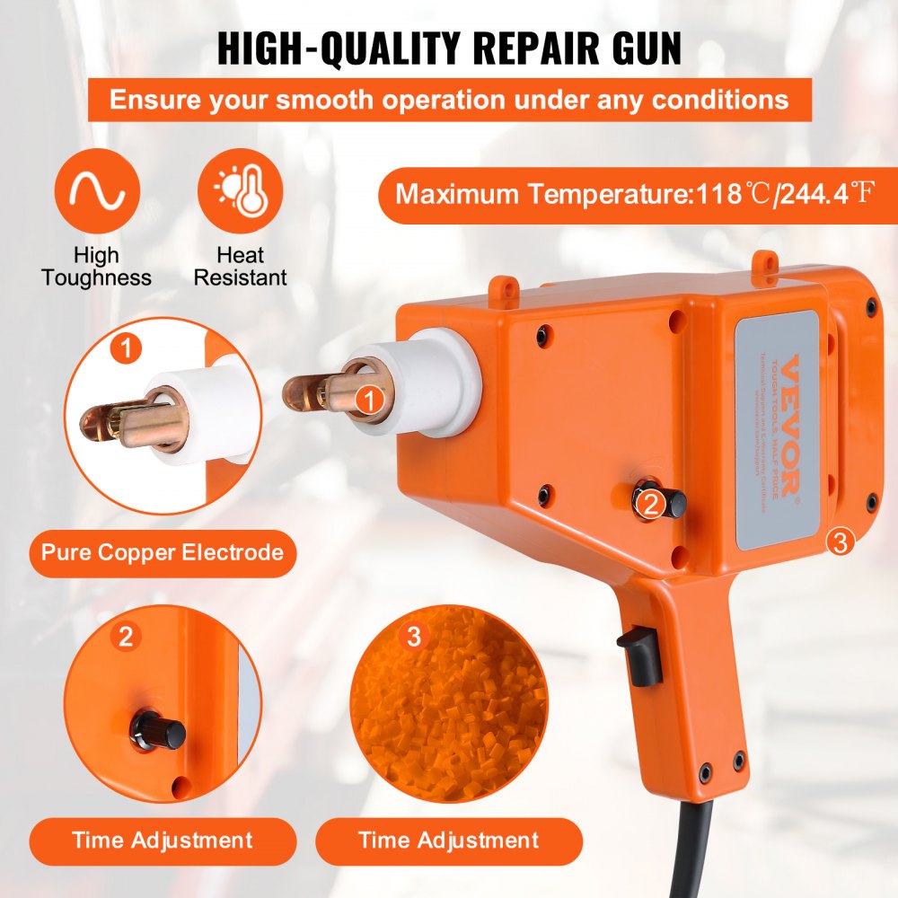 Vevor Stud Welder Dent Repair Kit 1600A 800VA 110V New