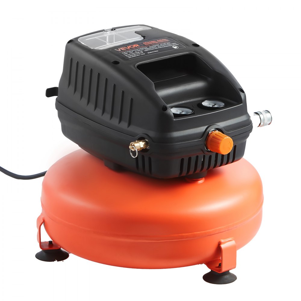 Vevor Air Compressor 3 Gal Portable Pancake Oil-Free 1/3 HP 100 PSI New