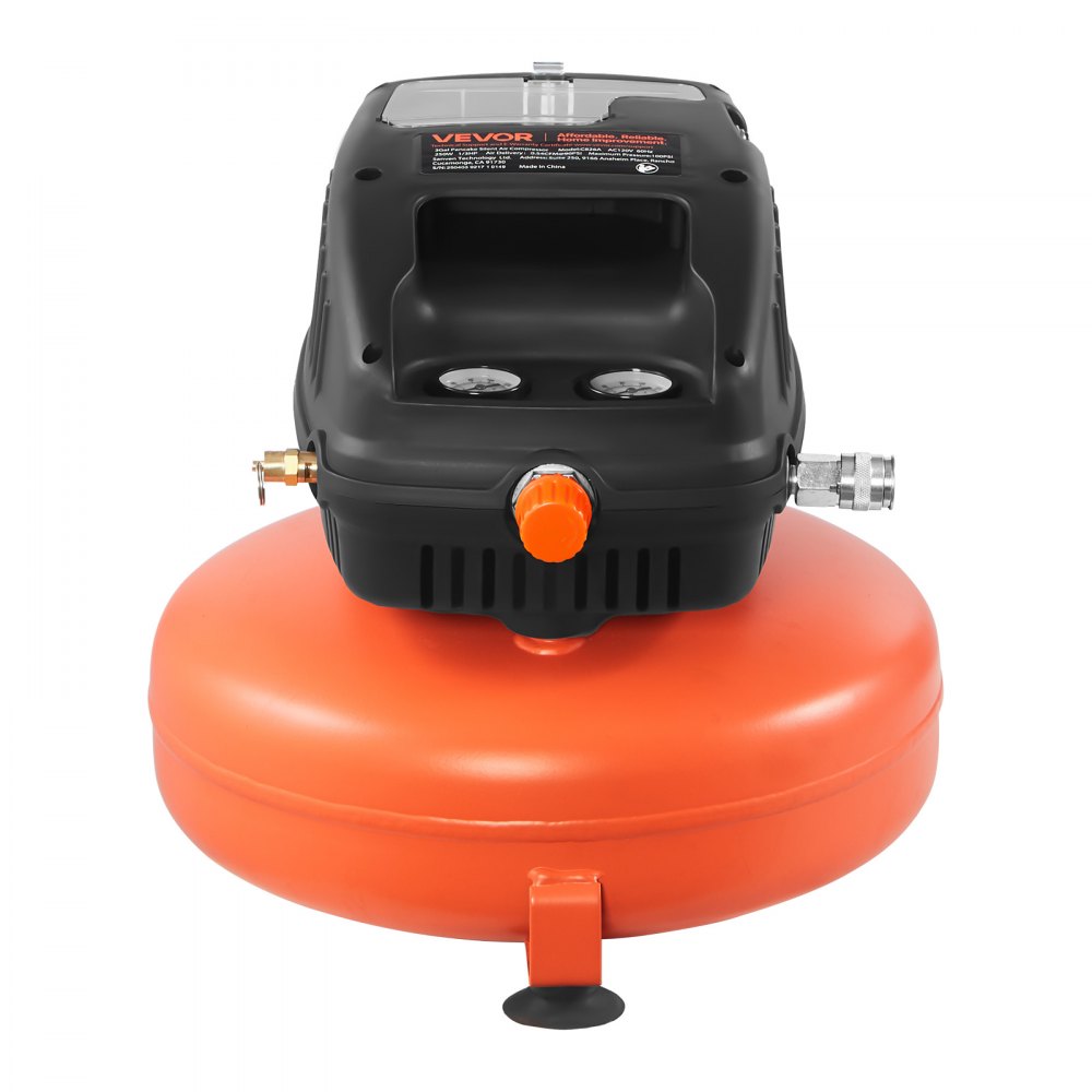 Vevor Air Compressor 3 Gal Portable Pancake Oil-Free 1/3 HP 100 PSI New