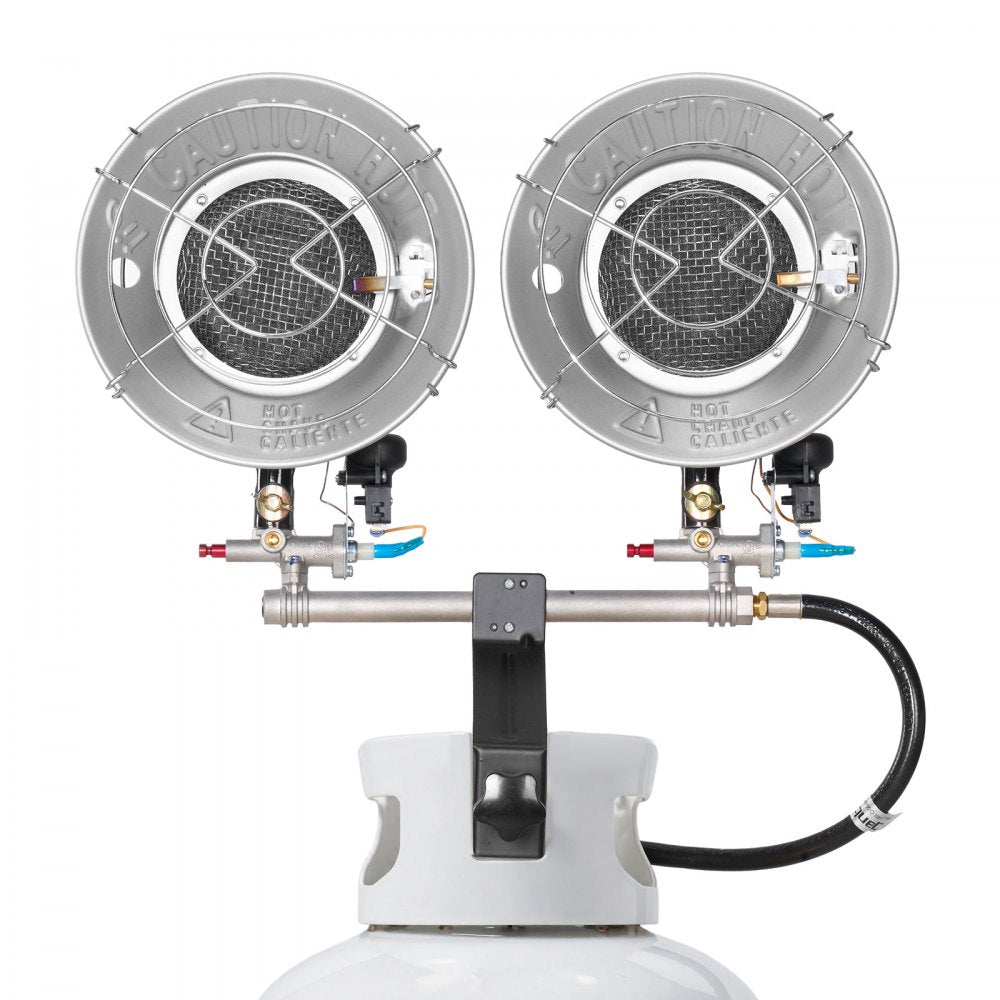 Vevor Propane Tank Top Heater 30000 BTU Infrared Radiant Single Burner New