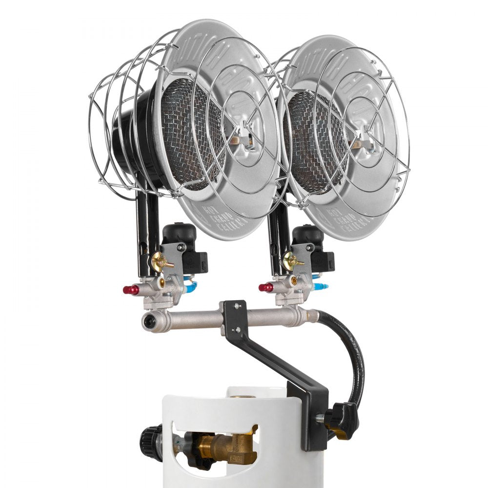 Vevor Propane Tank Top Heater 30000 BTU Infrared Radiant Single Burner New