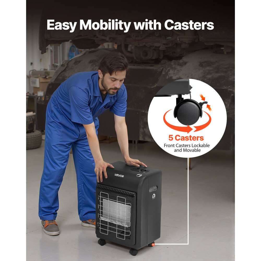 Vevor Propane Heater Portable Indoor Outdoor 18,000 BTU Cabinet Type New