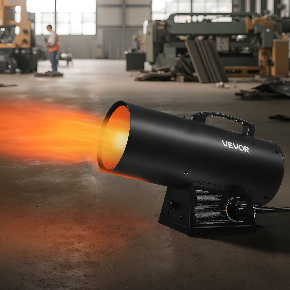 Vevor Propane Heater 60,000 BTU Portable Forced Air Barrel Heater New