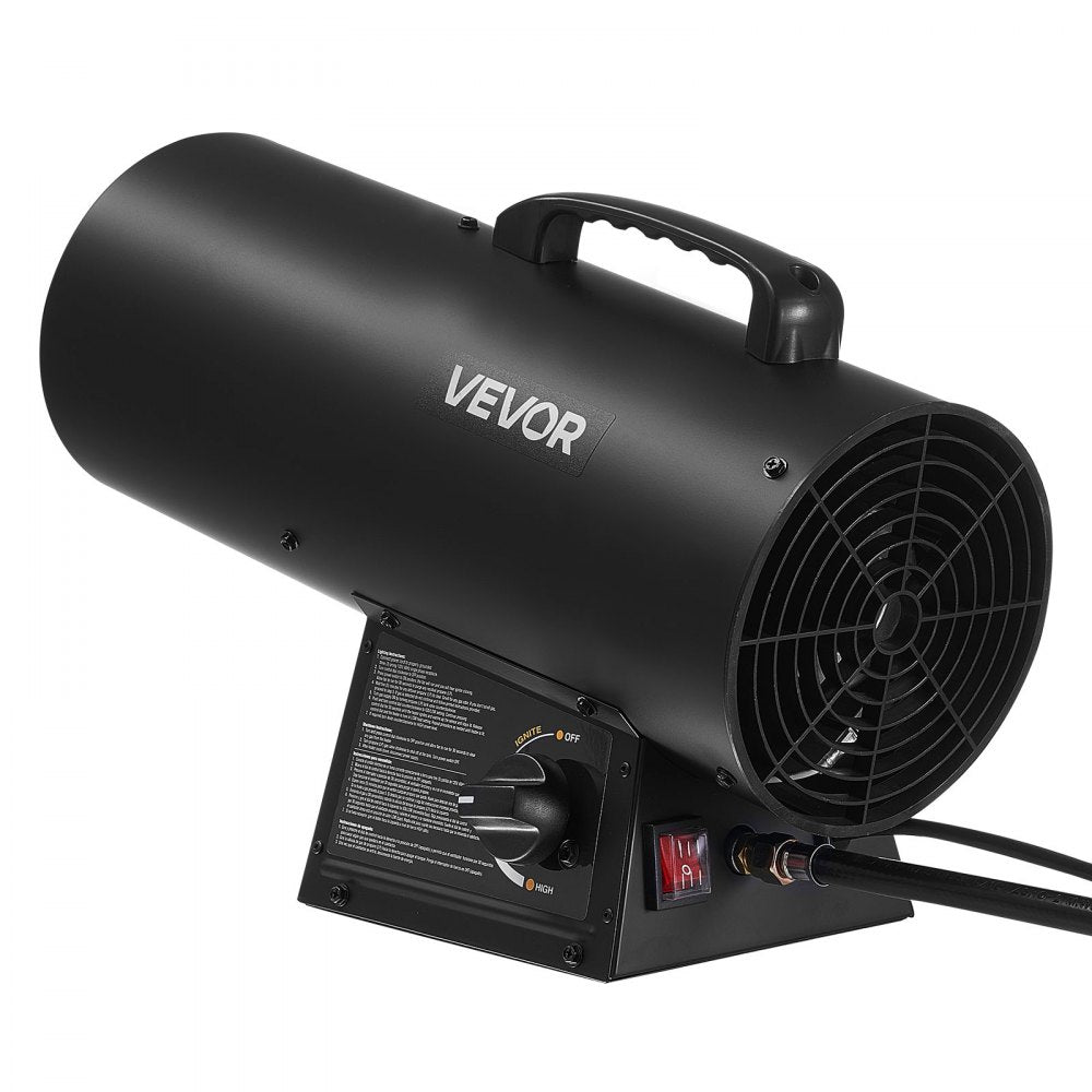 Vevor Propane Heater 60,000 BTU Portable Forced Air Barrel Heater New