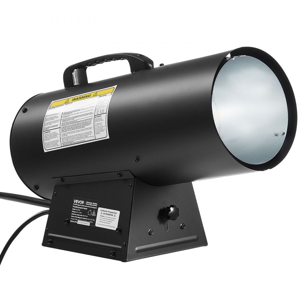 Vevor Propane Heater 60,000 BTU Portable Forced Air Barrel Heater New