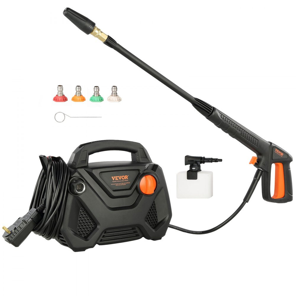 Vevor Pressure Washer 2150 PSI 1.85 GPM Electric Foam Cannon Portable Cleaner New