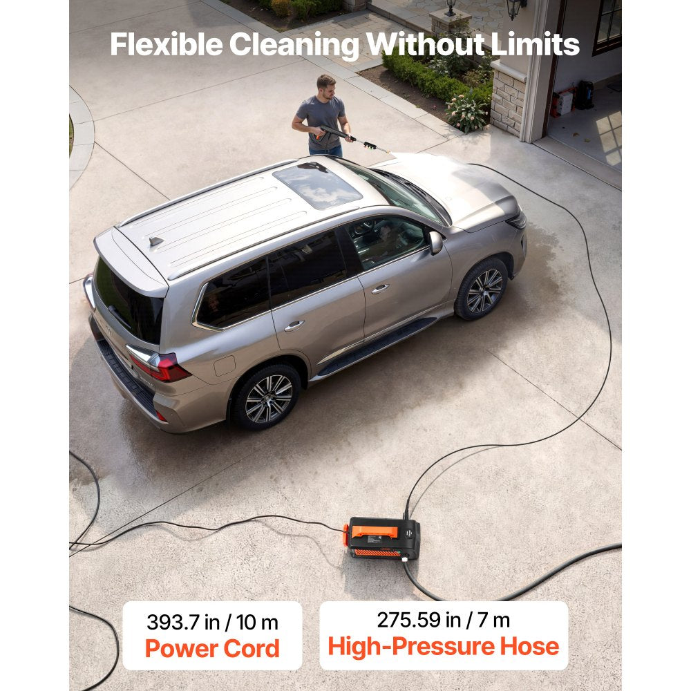Vevor Electric Pressure Washer 2000 PSI 1.59 GPM Portable Power Washer New