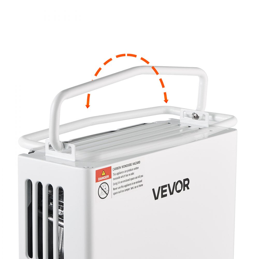Vevor Water Heater Portable Propane Tankless 5L 1.32 GPM for RV Camping New