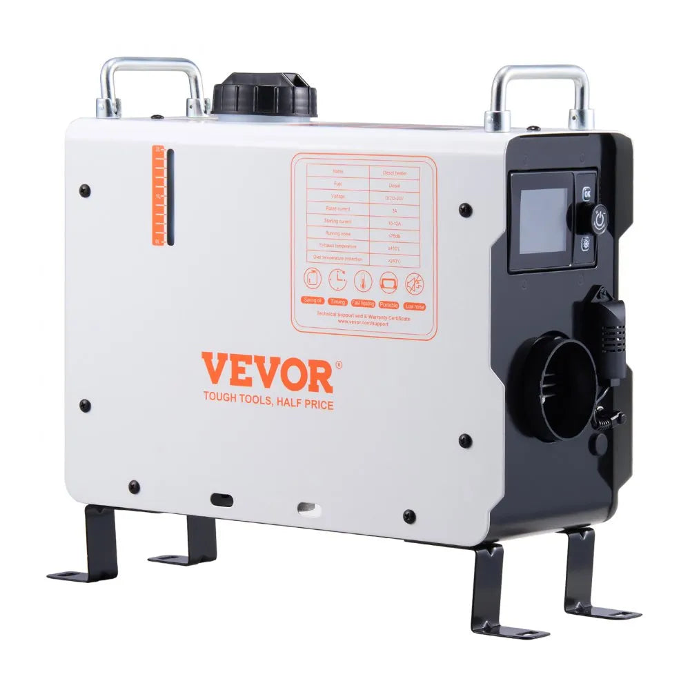Vevor Diesel Heater 2kW 12V/24V All-in-One Bluetooth App Remote Control Portable Heater New
