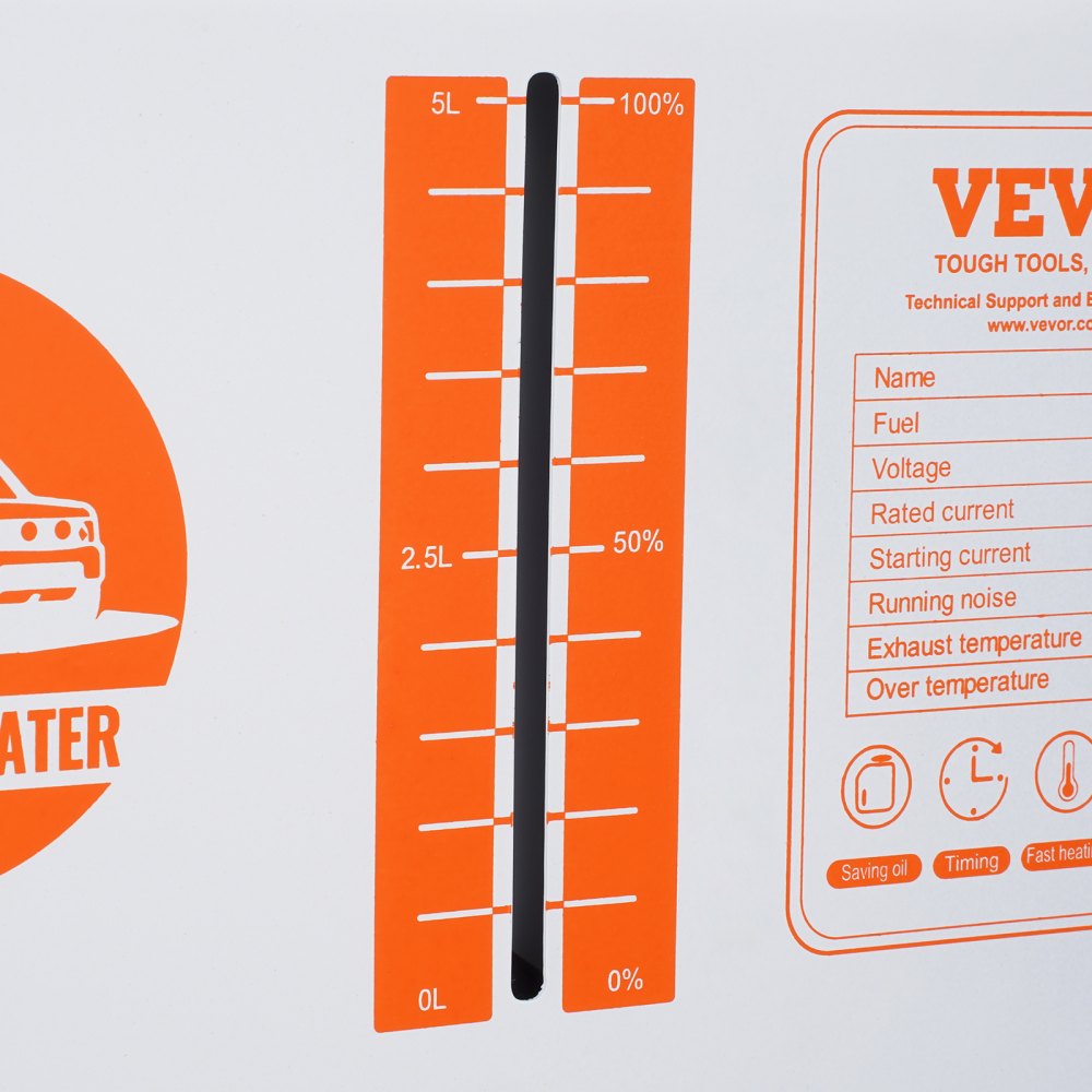 Vevor Diesel Heater Bluetooth App Remote Control 8kW 12/24V Portable Air Heater New