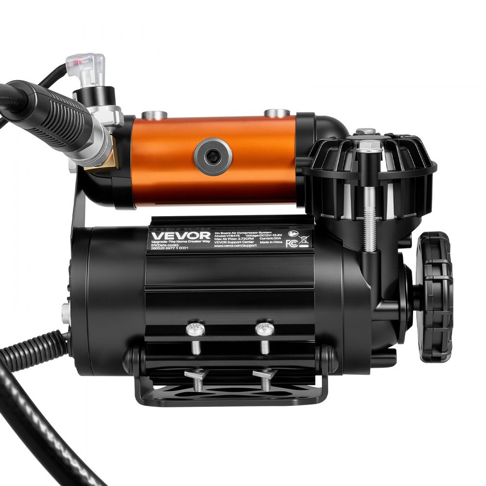 Vevor Air Compressor 12V Portable Tire Inflator 210 PSI Offroad Air Pump New