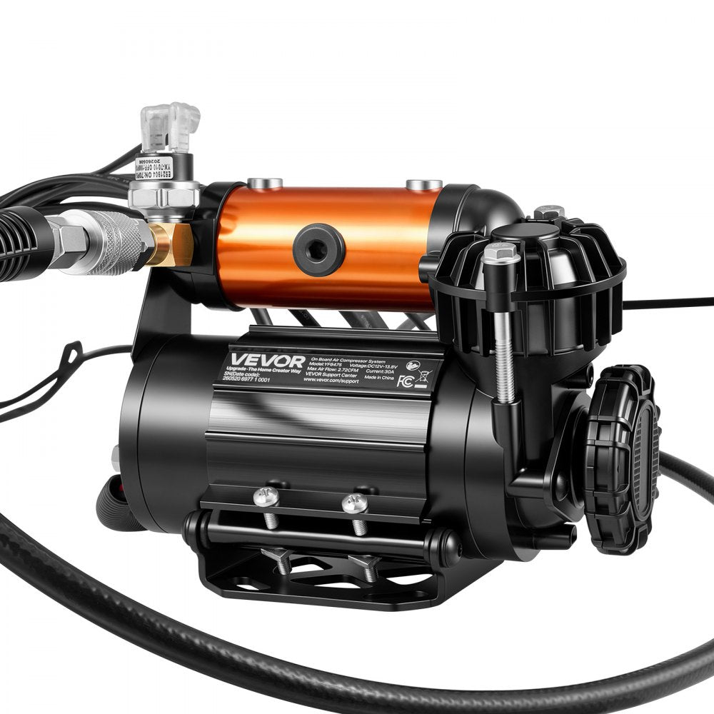 Vevor Air Compressor 12V Portable Tire Inflator 210 PSI Offroad Air Pump New