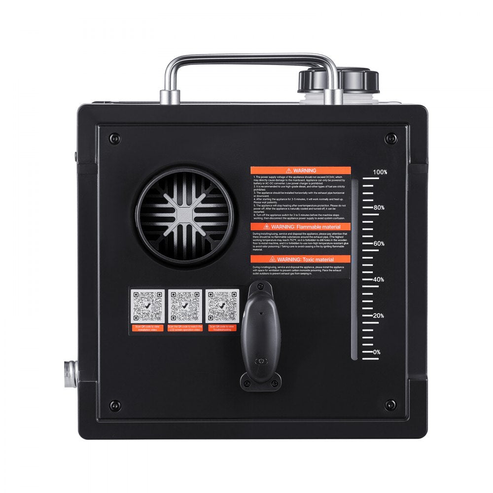 Vevor Diesel Heater Portable 8kW Bluetooth Air Heater 1.9 Gal 12V/24V New