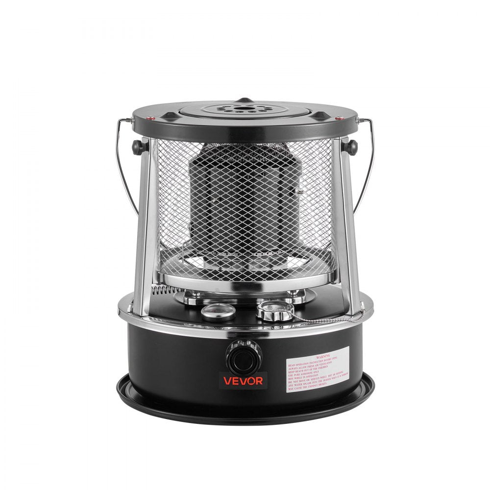 Vevor Kerosene Heater & Stove 9000 BTU Portable 2-in-1 Indoor Outdoor Camping Cooking Black New