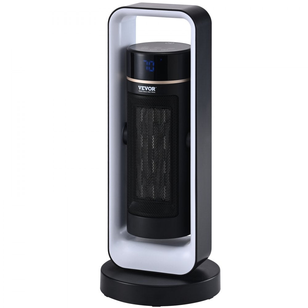 Vevor Space Heater Quiet Ceramic Fan with Thermostat Remote Control 20" New
