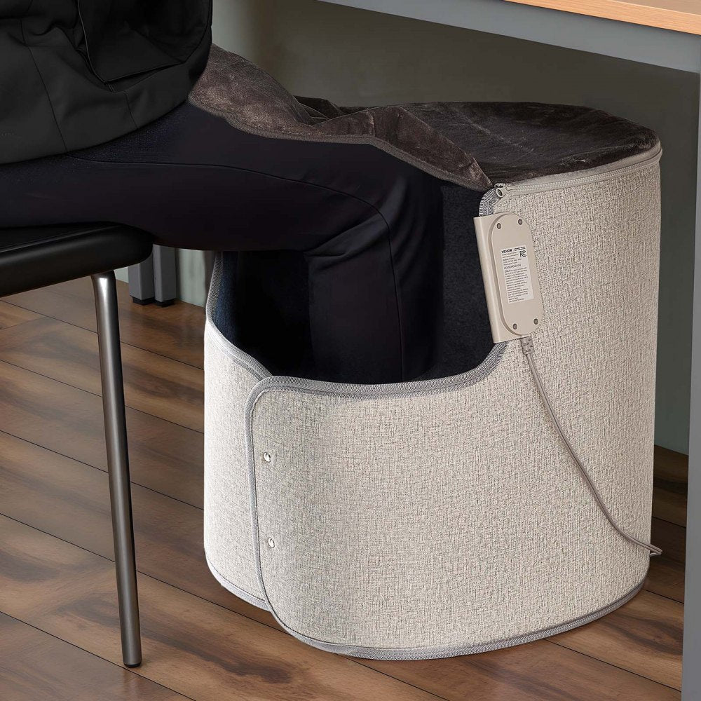 Vevor Space Heater Under Desk Rollable Foot Warmer Portable for Home & Office New