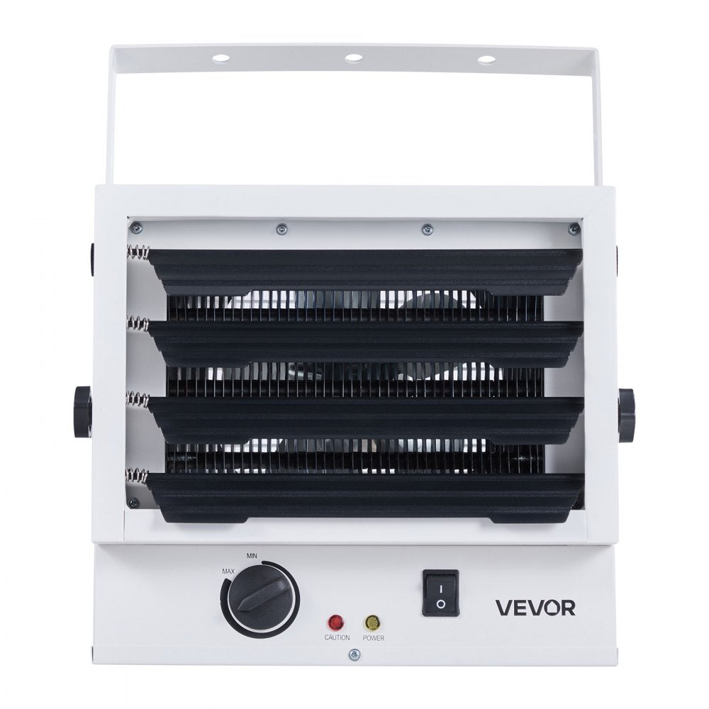 Vevor Electric Garage Heater 5000W Wall/Ceiling Mounted Shop Heater for 2 Cars 240V White New
