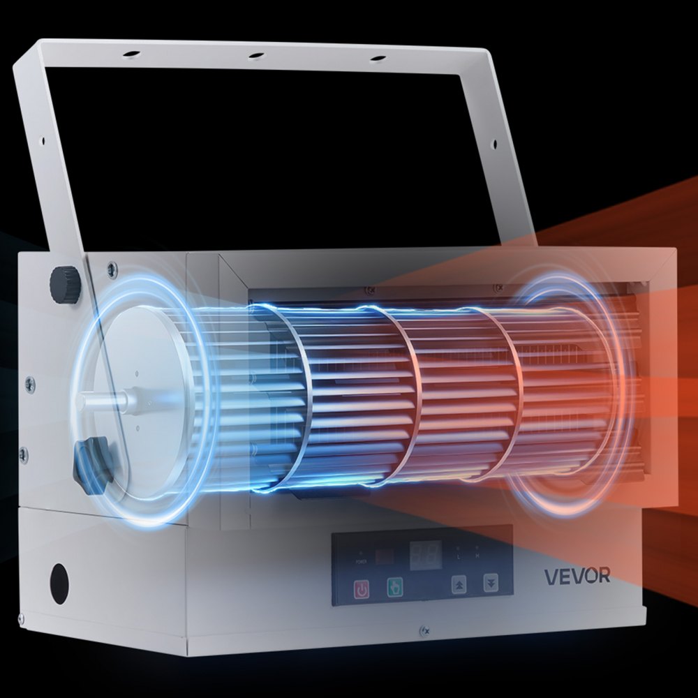 Vevor Electric Garage Heater 5000W Ceiling Mounted Shop Heater with Remote Control New